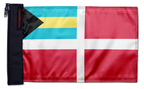 Bahamas Courtesy 12"x18" Forever Wave Flag