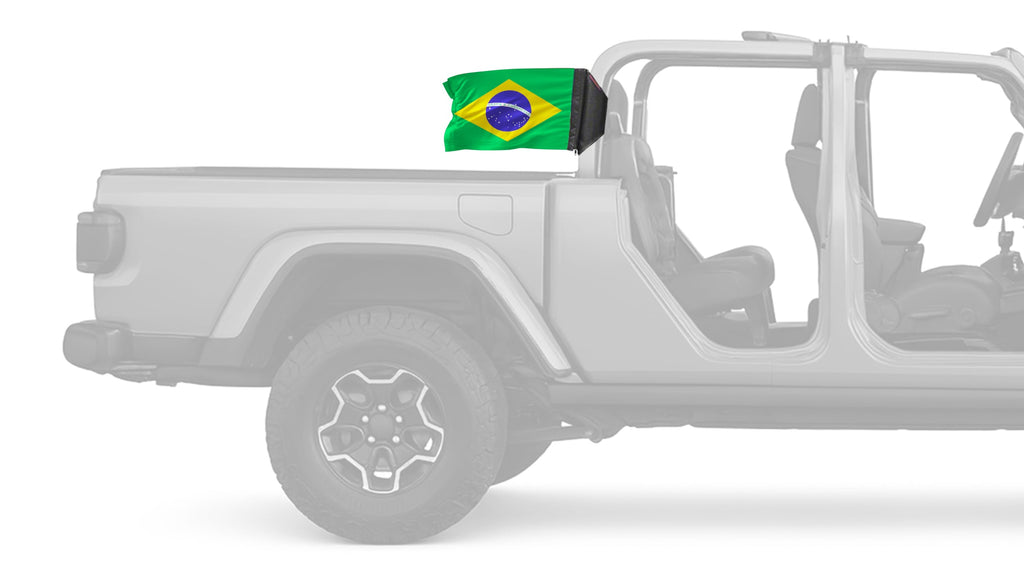 Brazil 12"x18" Forever Wave Flag