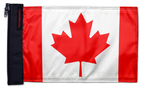 Canada 12"x18" Forever Wave Flag for Jeep Wrangler JKU 4-Door 2007-2018