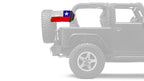 Chile 12"x18" Forever Wave Flag for Jeep Wrangler YJ 1986-1995