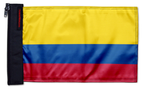 Colombia 12"x18" Forever Wave Flag for Jeep Wrangler TJ 1996-2006