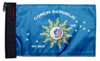 Conch Republic 12"x18" Forever Wave Flag for Jeep Wrangler TJ 1996-2006