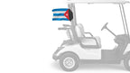 Cuba 12"x18" Forever Wave Flag for Golf Carts