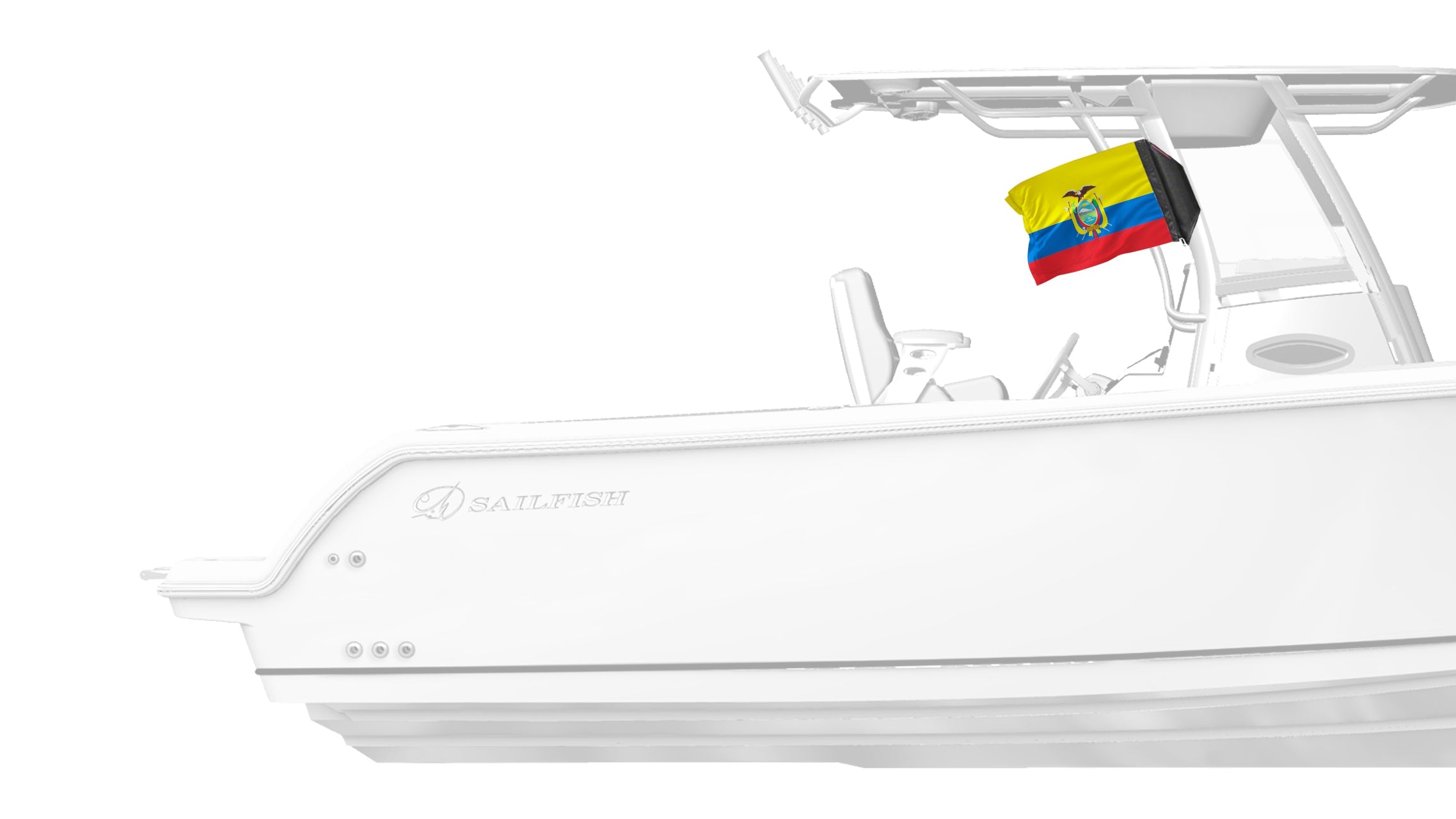 Ecuador 12"x18" Forever Wave Flag
