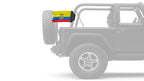 Ecuador 12"x18" Forever Wave Flag for Jeep Wrangler YJ 1986-1995
