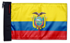 Ecuador 12"x18" Forever Wave Flag for Jeep Wrangler JK 2-Door 2007-2018
