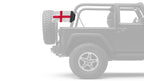 England 12"x18" Forever Wave Flag for Jeep Wrangler JL 2-Door 2018-Present