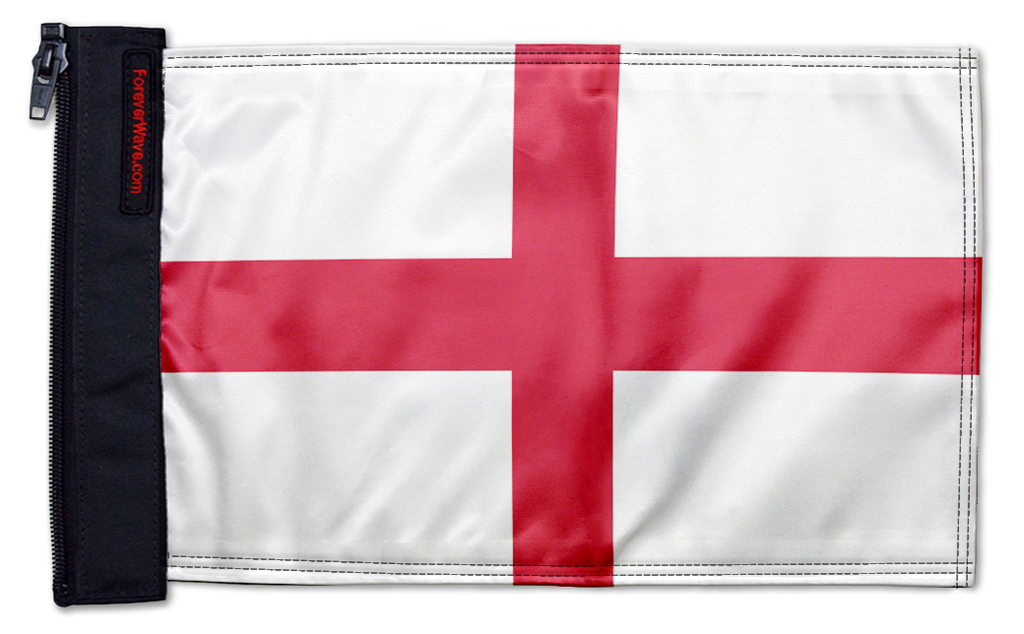 England 12"x18" Forever Wave Flag for Jeep Wrangler CJ-7 and CJ-8 1976-1986