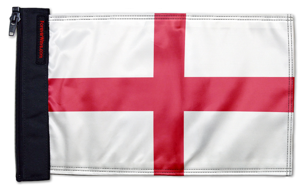 England 12"x18" Forever Wave Flag for Jeep Wrangler CJ-7 and CJ-8 1976-1986
