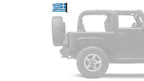 Greece 12"x18" Forever Wave Flag for Jeep Wrangler JK 2-Door 2007-2018