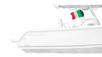 Italy 12"x18" Forever Wave Flag for Boats