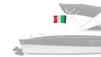Italy 12"x18" Forever Wave Flag