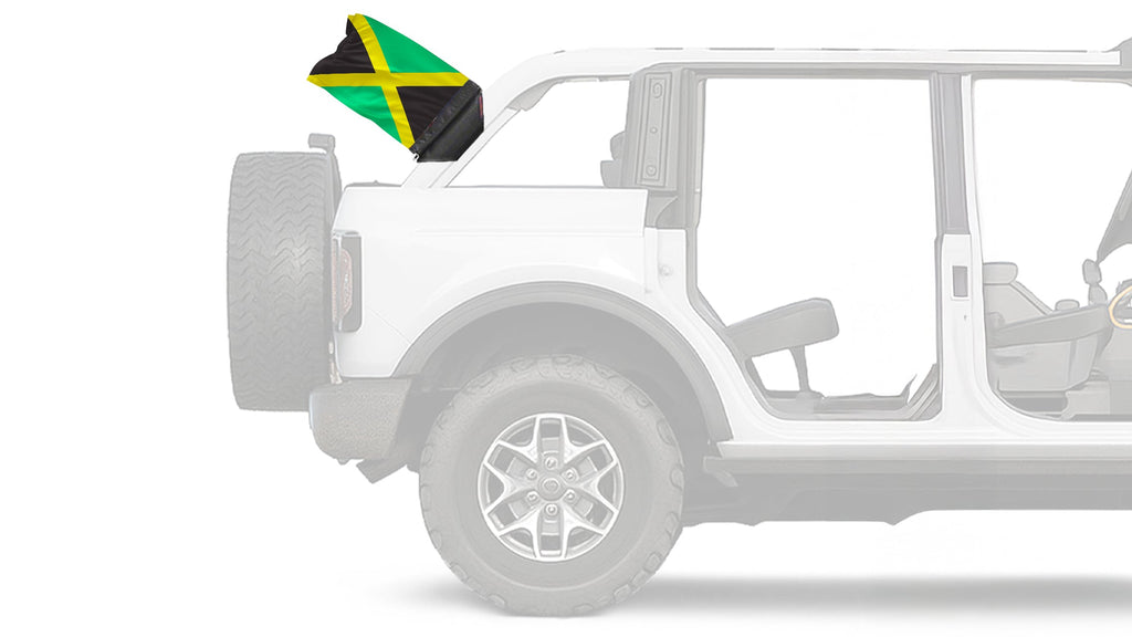 Jamaica 12"x18" Forever Wave Flag for Bronco