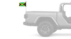 Jamaica 12"x18" Forever Wave Flag for Jeep Wrangler JL 2-Door 2018-Present