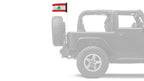 Lebanon 12"x18" Forever Wave Flag for Jeep Wrangler CJ-7 and CJ-8 1976-1986