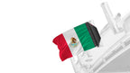 Mexico 12"x18" Forever Wave Flag
