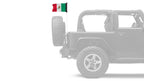 Mexico 12"x18" Forever Wave Flag for Jeep Wrangler TJ 1996-2006