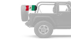 Mexico 12"x18" Forever Wave Flag for Jeep Wrangler CJ-7 and CJ-8 1976-1986