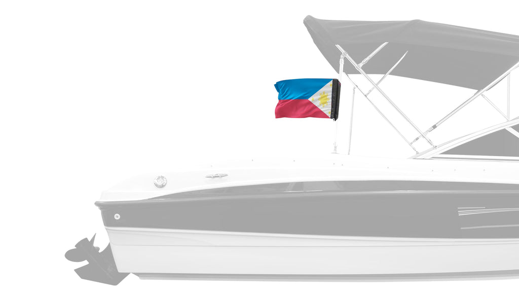 Philippines 12"x18" Forever Wave Flag for Boats