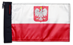 Poland 12"x18" Forever Wave Flag for Jeep Wrangler JLU 4-Door 2018-Present