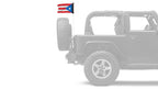Puerto Rico 12"x18" Forever Wave Flag for Jeep Wrangler LJ 2003-2006