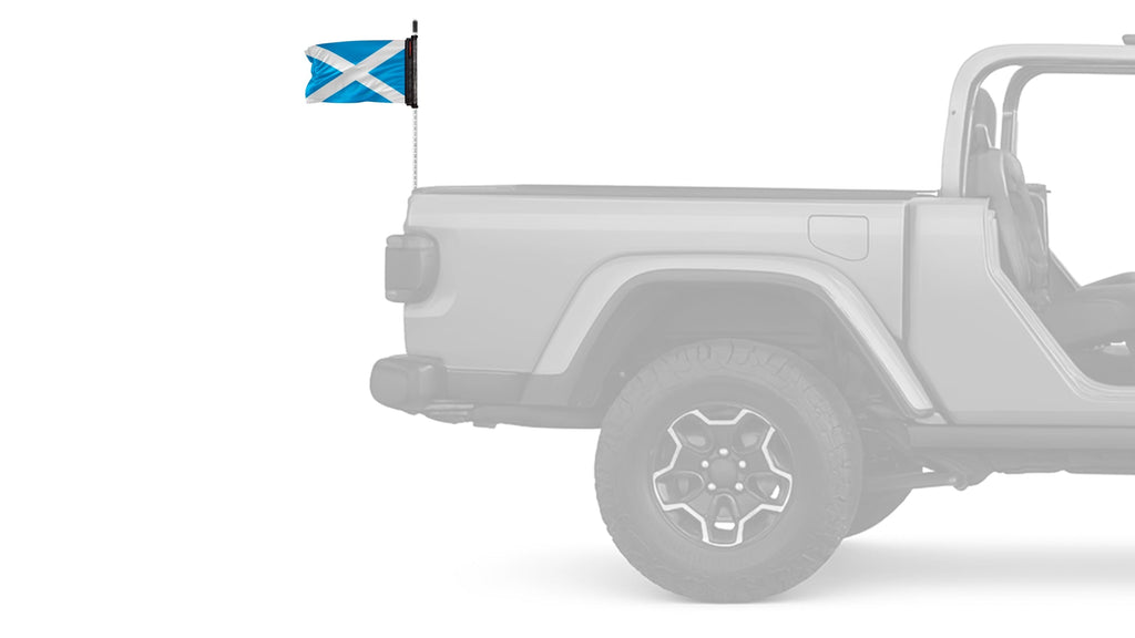 Scotland 12"x18" Forever Wave Flag for Jeep Wrangler LJ 2003-2006
