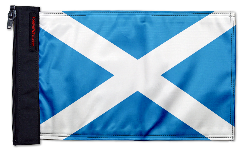 Scotland 12"x18" Forever Wave Flag for Jeep Wrangler LJ 2003-2006