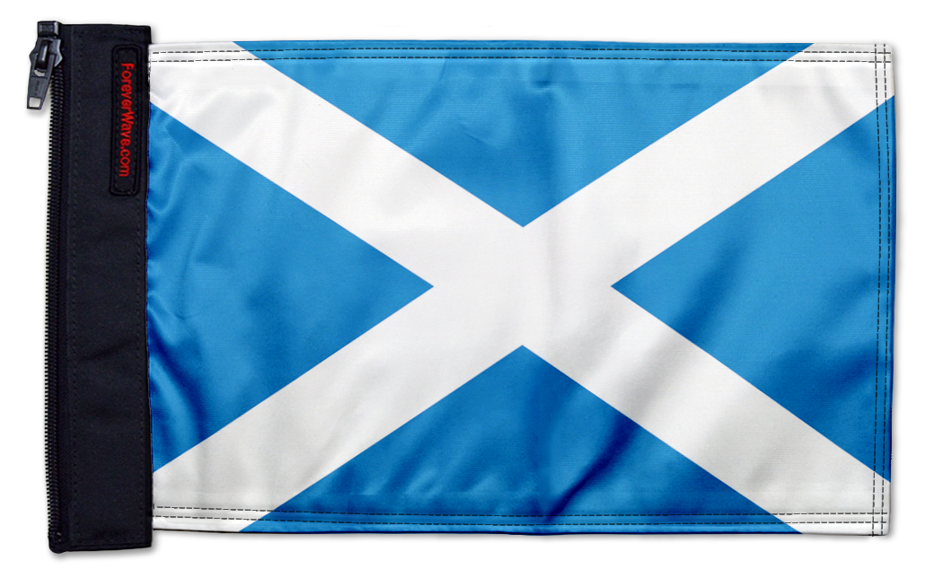 Scotland 12"x18" Forever Wave Flag for Jeep Wrangler LJ 2003-2006