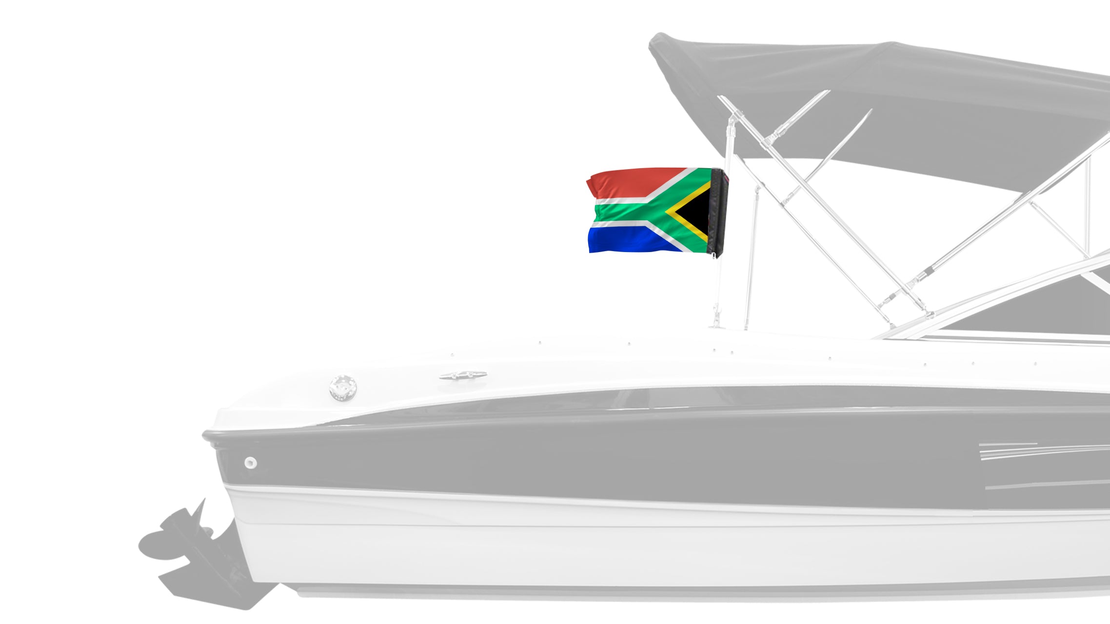 South Africa 12"x18" Forever Wave Flag for Boats