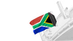 South Africa 12"x18" Forever Wave Flag