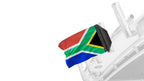 South Africa 12"x18" Forever Wave Flag for Boats