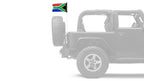 South Africa 12"x18" Forever Wave Flag for Jeep Wrangler CJ-7 and CJ-8 1976-1986