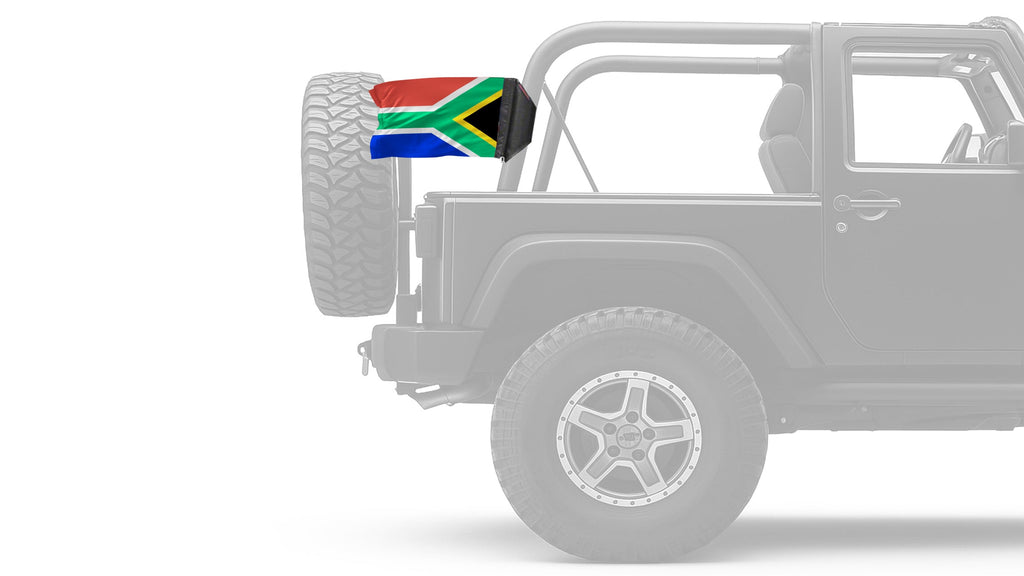 South Africa 12"x18" Forever Wave Flag for Jeep Wrangler CJ-7 and CJ-8 1976-1986
