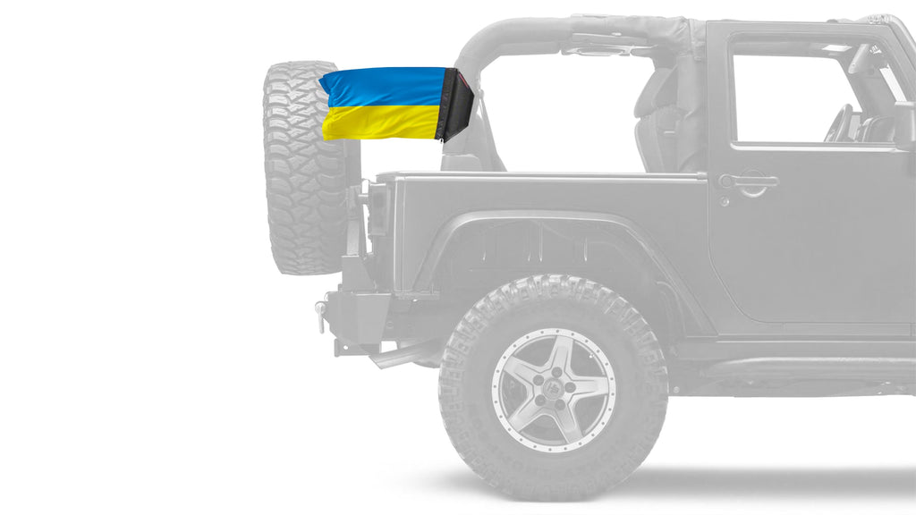 Ukraine 12"x18" Forever Wave Flag