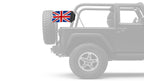 United Kingdom 12"x18" Forever Wave Flag for Jeep Wrangler JKU 4-Door 2007-2018