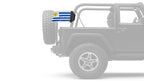 Uruguay 12"x18" Forever Wave Flag for Jeep Wrangler JK 2-Door 2007-2018