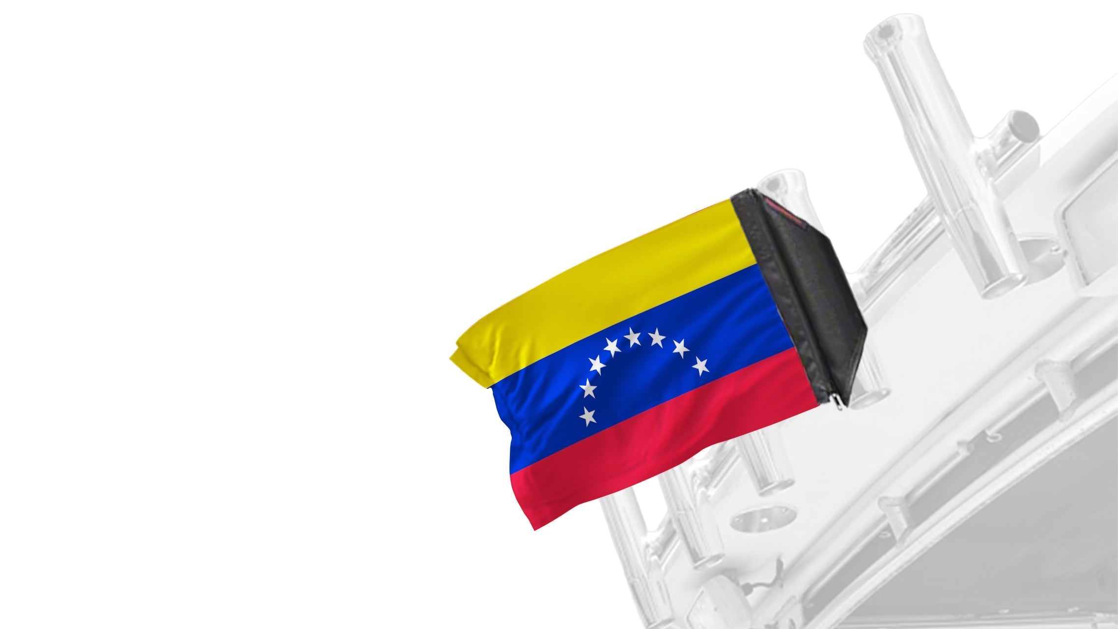 Venezuela 12"x18" Forever Wave Flag for Boats