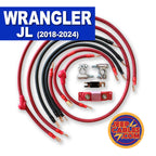Jeep Wrangler JL Big 7 Battery Cable Kit (2018 - 2024) by JS Alternators