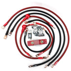 Jeep Wrangler YJ Big 7 Battery Cable Kit (1986-1995) by JS Alternators
