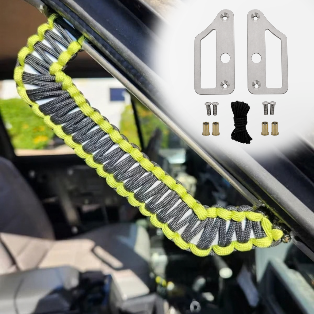 A Pillar Grab Handle Kit for Jeep XJ Cherokee By Gatekeeper Off-Road