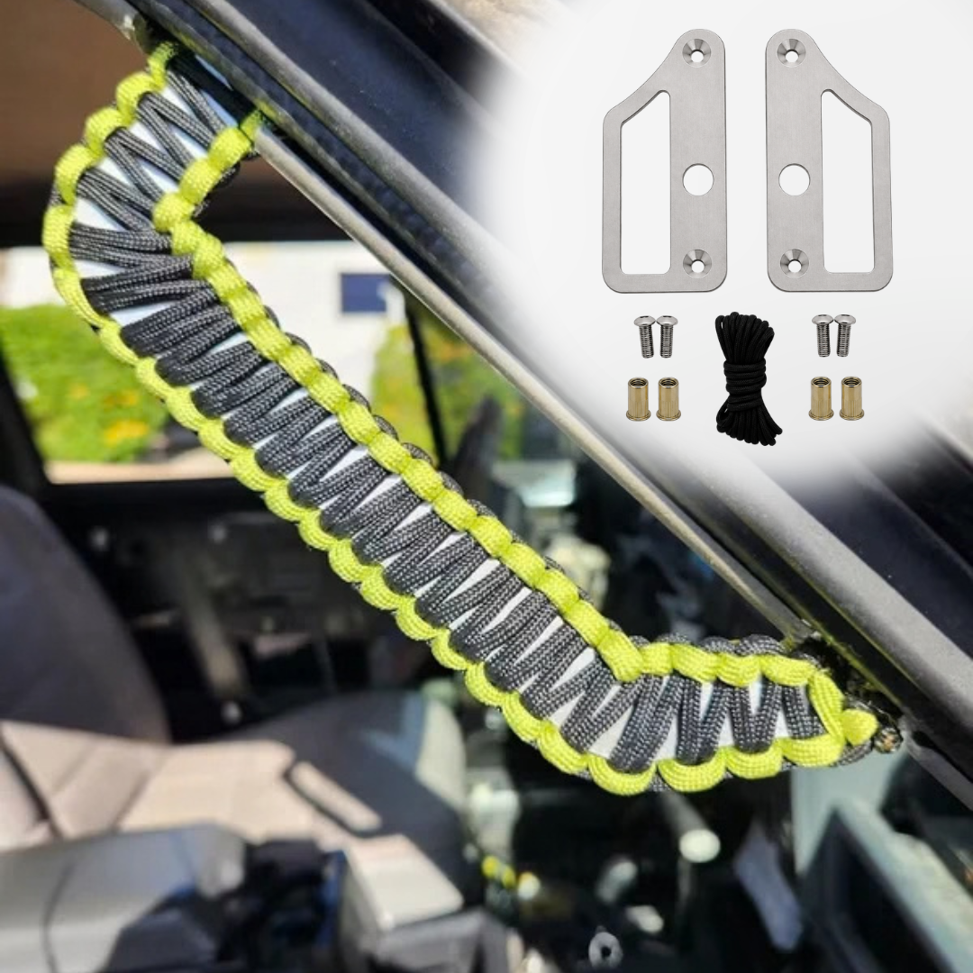 A Pillar Grab Handle Kit for Jeep XJ Cherokee By Gatekeeper Off-Road