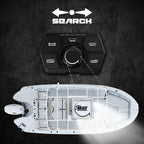 XK Glow SAR360 Light Bar Kit Emergency Search and Rescue Light System White (2)36In (2)20In