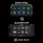XK Glow XKcommand Bluetooth Switch Panel for Lights 12V Accessory Offroad