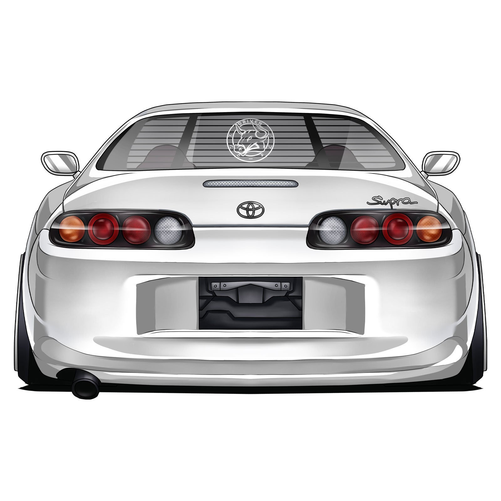 Bull Boost Driven Vinyl Window Sticker | 30 ENTRIES - Bull Boost Performance