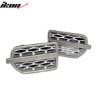 Fits 10-12 Lr4 Discovery 4 Chrome Front Mesh Side Vent Grille