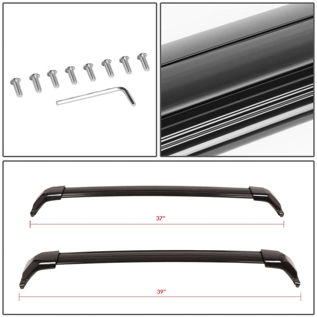 17-20 GMC Acadia Roof Rack Cross Bar - Black