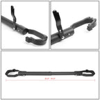 Adjustable Bicycle Tube Top Adapter - 60-80CM Rear Black