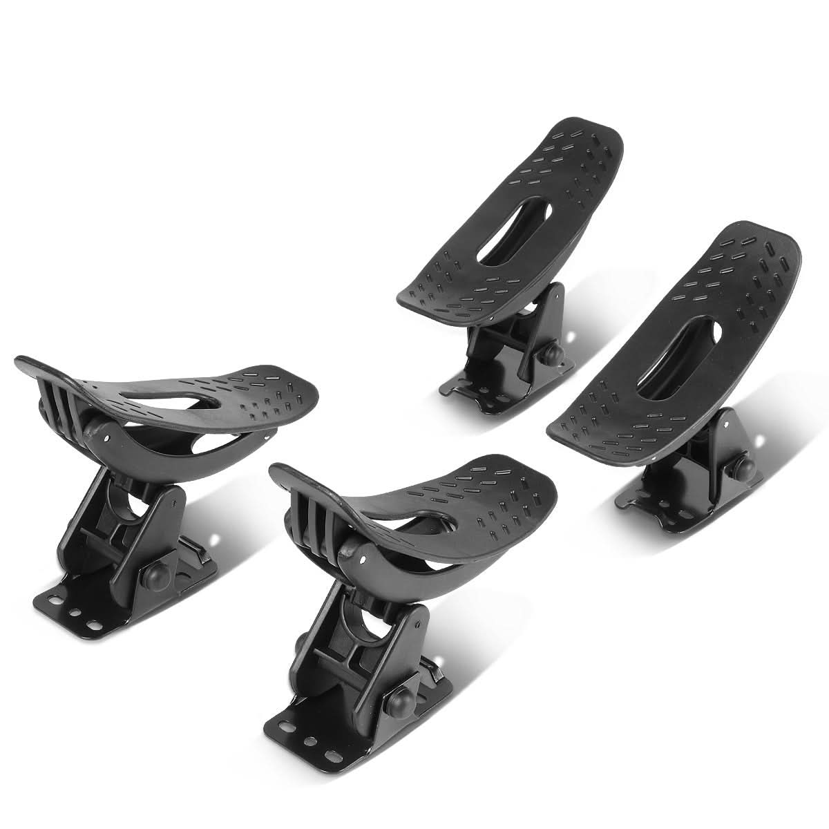 Universal Kayak Roof Carrier 4-Piece Set Black