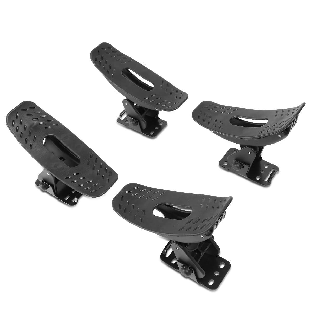 Universal Kayak Roof Carrier 4-Piece Set Black