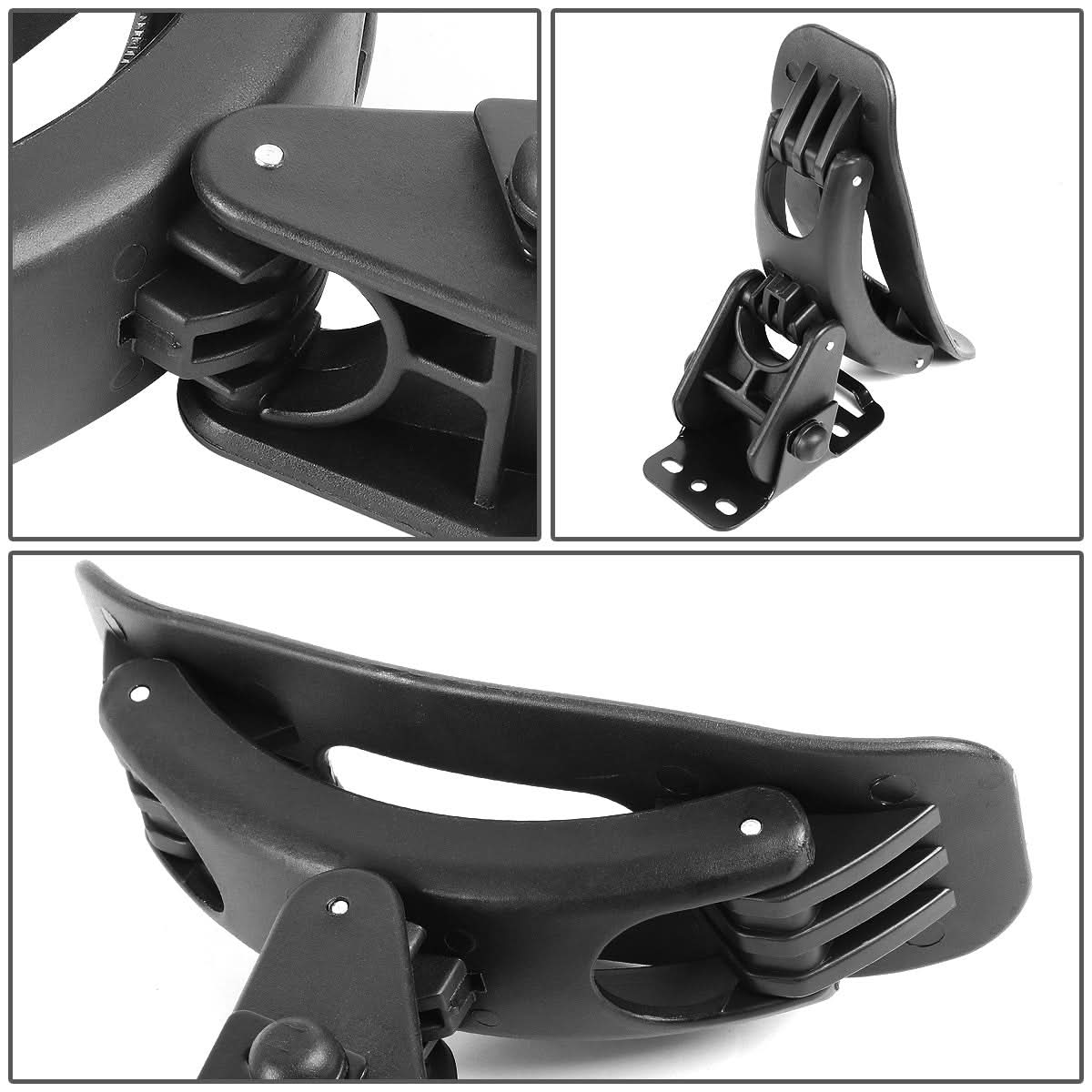 Universal Kayak Roof Carrier 4-Piece Set Black